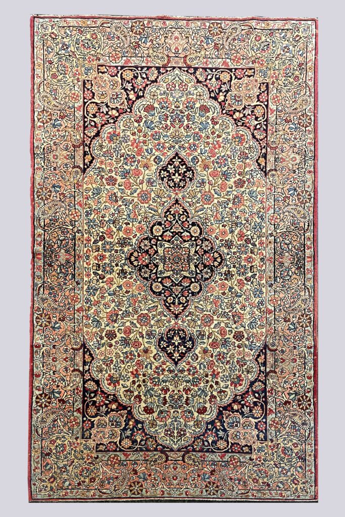 Semi Antique Yazd Carpet