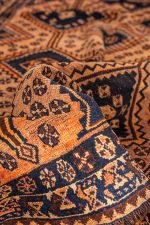 Antique Mamasani Shiraz Rug 7