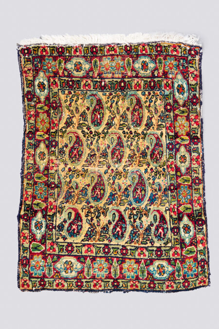 Antique Fine Bote Kerman Carpet