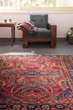 Vintage Lylian Afshan Armenian carpet 4