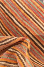 Vintage Qashqai Color Stripe Killim 7