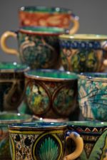 Ceramics Painted Nishapur Tea Cups