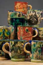 Ceramics Painted Nishapur mugs