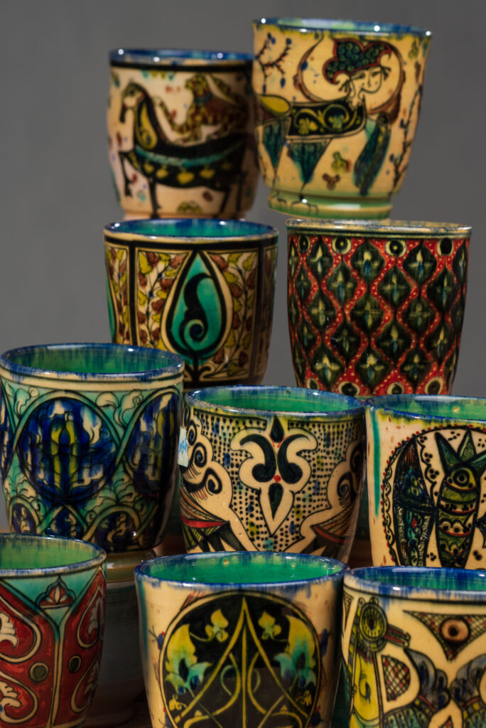 Ceramics Painted Nishapur mugs