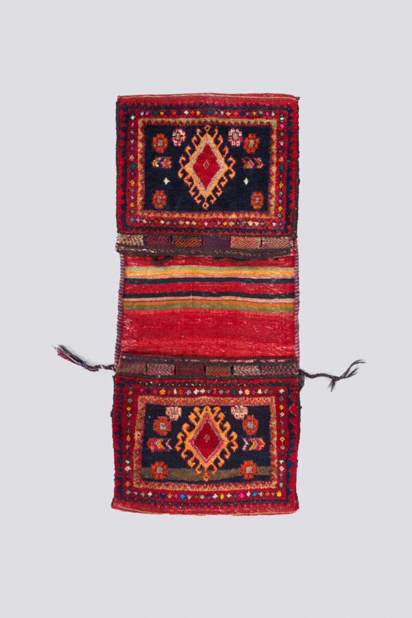 Vintage Afshar Carpet Saddle bag