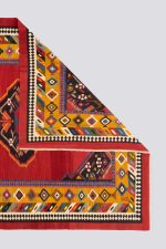 New Weave Rare Fine Bijdar Red Toranj Killim