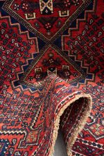 Vintage Afshar 3 Kaleh Carpet