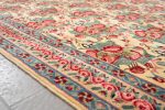 Vintage Esfandeghe Rose Bushes Cream Fine Carpet