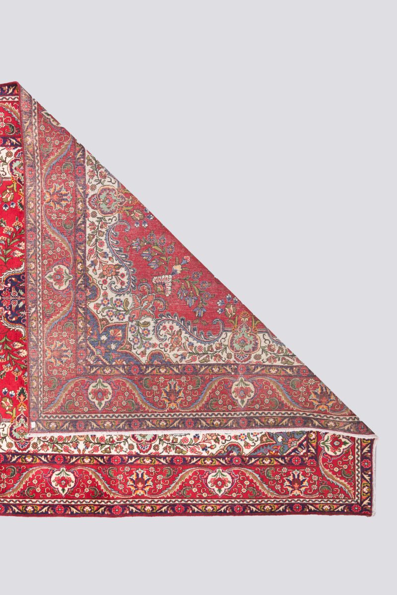 Vintage Tabriz Floral Palace sized carpet
