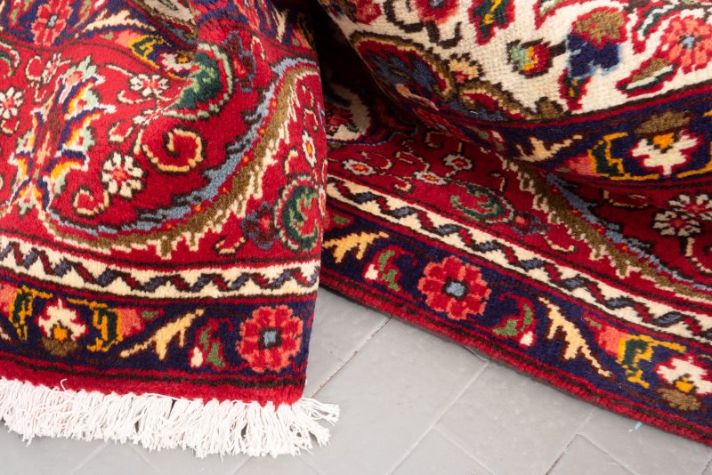 Vintage Tabriz Floral Palace sized carpet