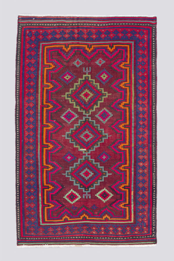 Vintage Sirjan Toranj Killim
