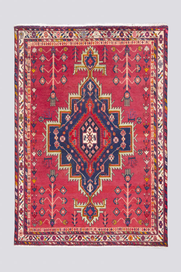 Vintage Sirjan Navy Toranj Carpet 4 SQM
