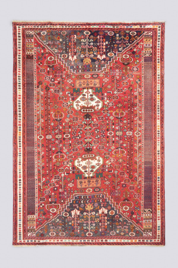Vintage Kashkuli Nazem Carpet 5.8 SQM