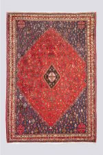 Vintage Qashqai Lachak Toranj Carpet 7.1 SQM