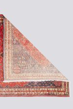 Vintage Qashqai Lachak Toranj Carpet 7.1 SQM