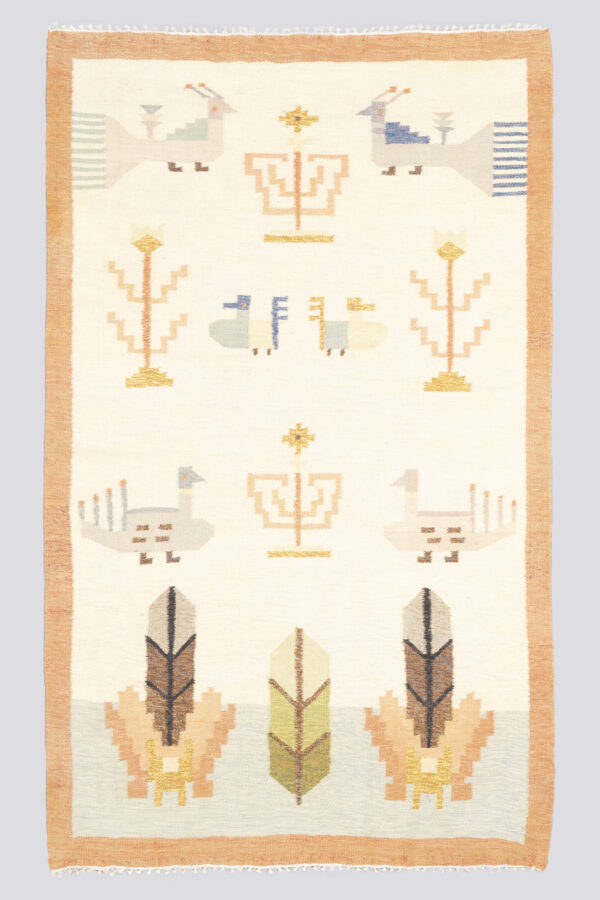 Vintage Kelardasht Pictorial Killim 2 SQM
