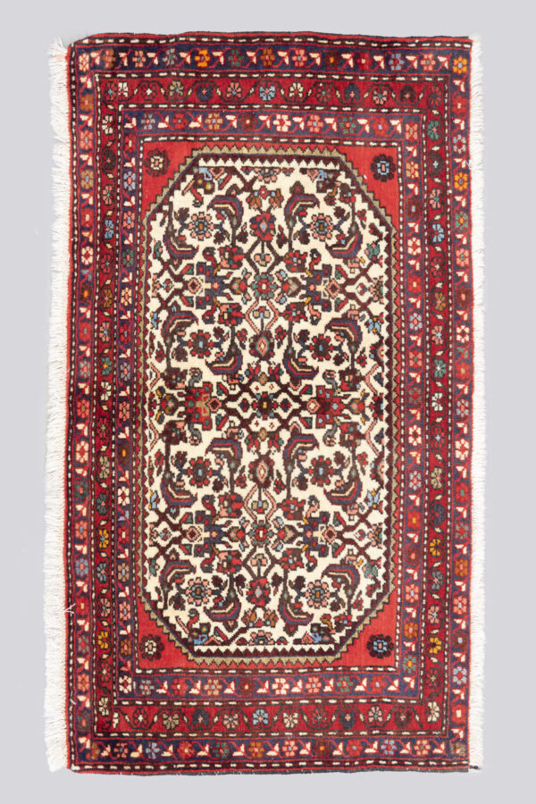 Vintage Rudbar Mahi Poshti Carpet 0.63SQM 2