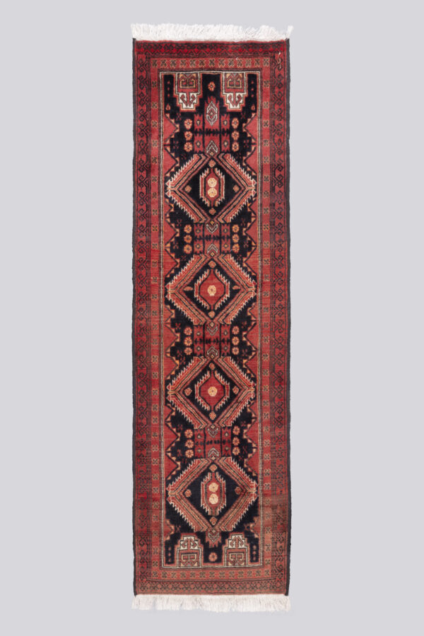 Vintage Baluch Toranj Carpet Runner 1.27SQM