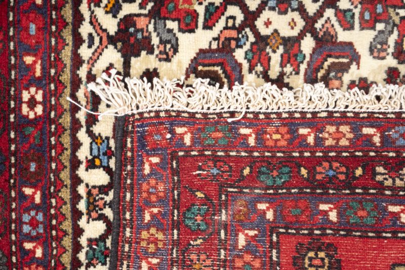 Vintage Rudbar Mahi Poshti Carpet 0.63Sqm 1 - Image 12
