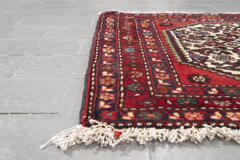 Vintage Rudbar Mahi Poshti Carpet 0.63Sqm 1 - Image 4