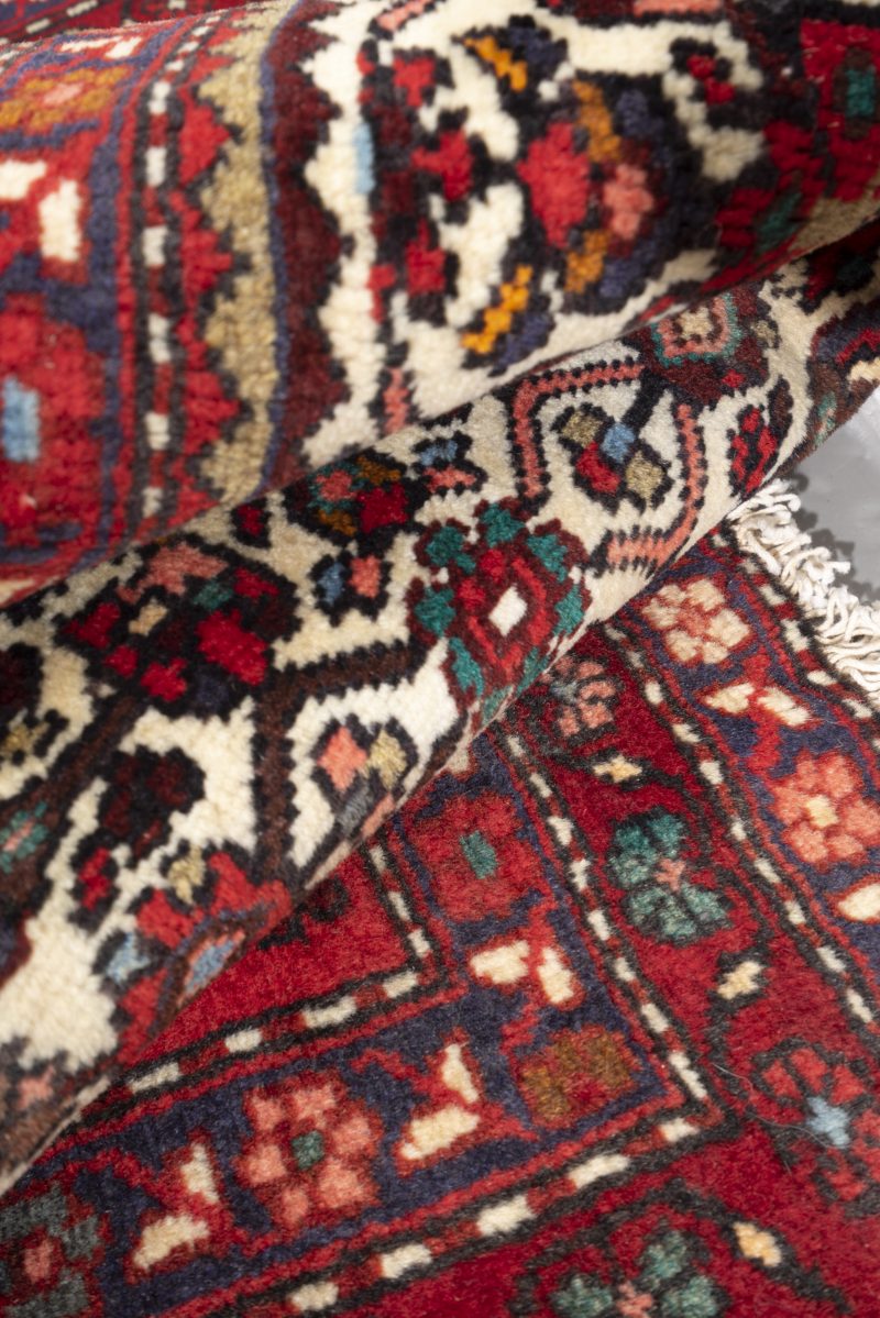 Vintage Rudbar Mahi Poshti Carpet 0.63Sqm 1 - Image 5