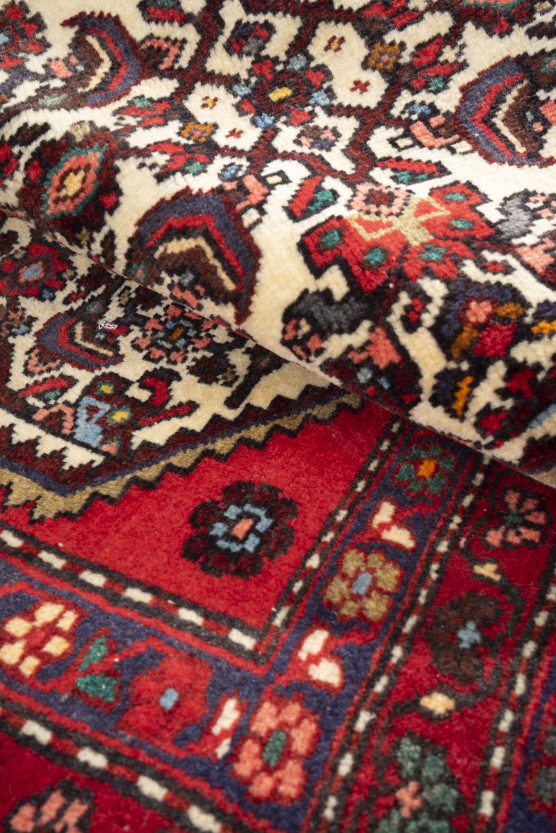 Vintage Rudbar Mahi Poshti Carpet 0.63Sqm 1 - Image 7