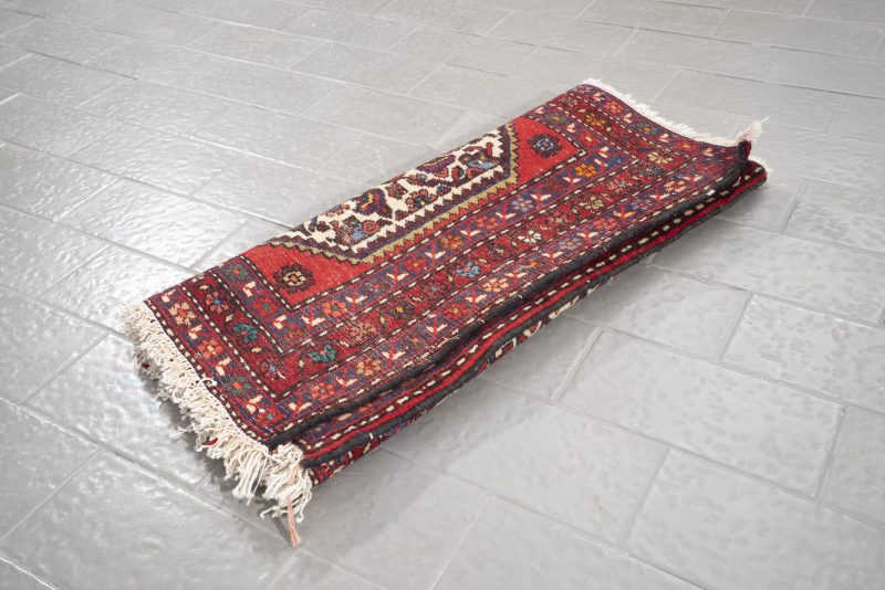 Vintage Rudbar Mahi Poshti Carpet 0.63Sqm 1 - Image 8