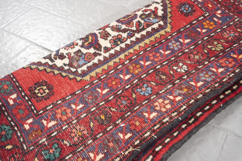 Vintage Rudbar Mahi Poshti Carpet 0.63Sqm 1 - Image 9