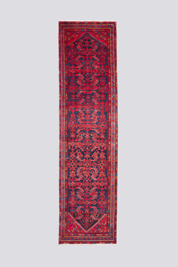 Antique Borujerd Mahi Rare Carpet Runner 4SQM 2