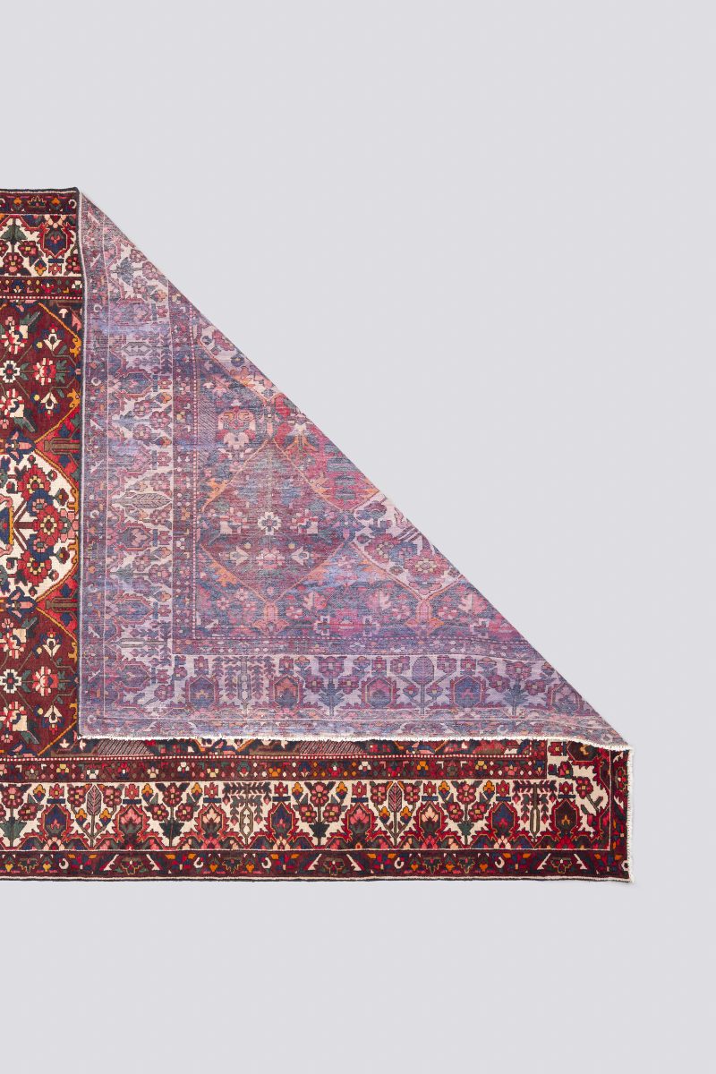 Antique Bakhtiari Rare Large Lattices Oversized Fine Carpet 10.2 Sqm - Image 2