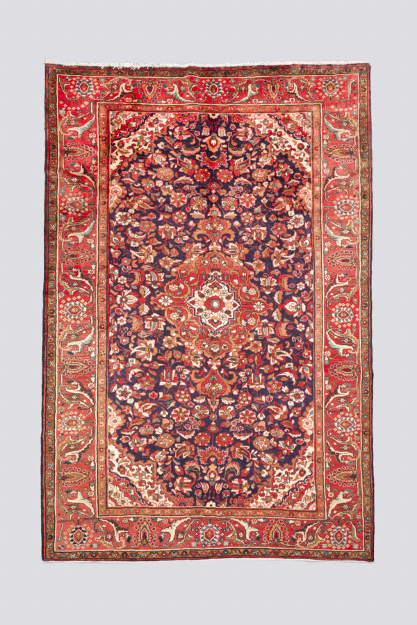 Vintage Bakhtiari Floral Toranj Carpet 7.7SQM