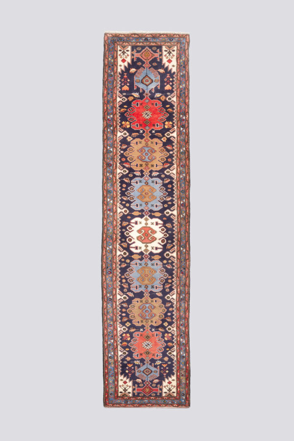 Vintage Tarom Zanjan Ocean Carpet Runner 3.6SQM
