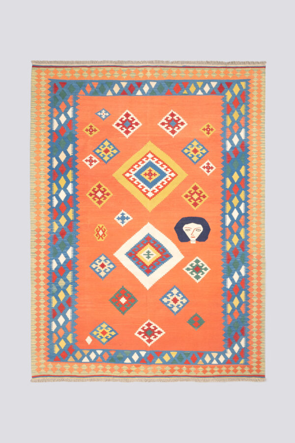 New Weave Qashqai Portrait Kilim 4.5SQM