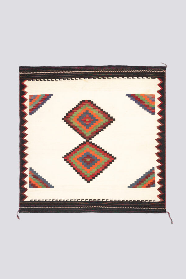 Vintage Afshar White Double Toranj Sofreh 2SQM