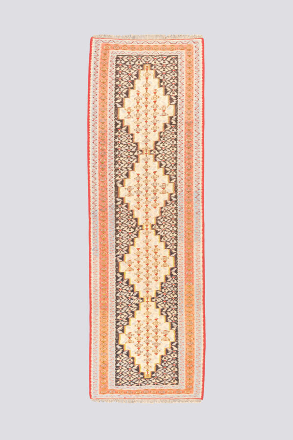 Vintage Sanneh Triple Toranj Fine Kilim Runner 2SQM