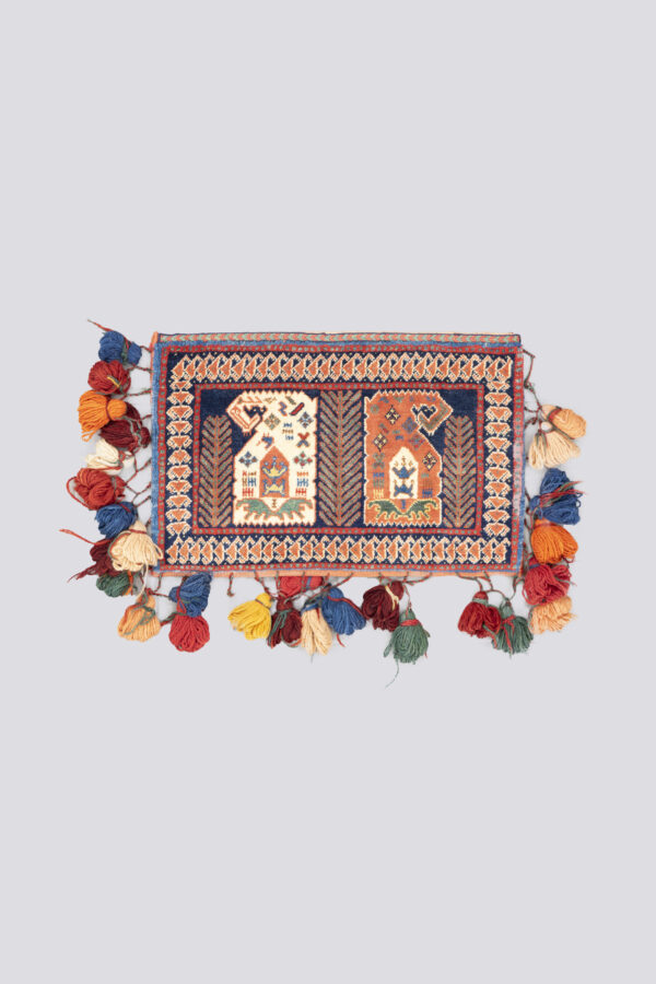 Antique Qashqai tassled Mirror Bag