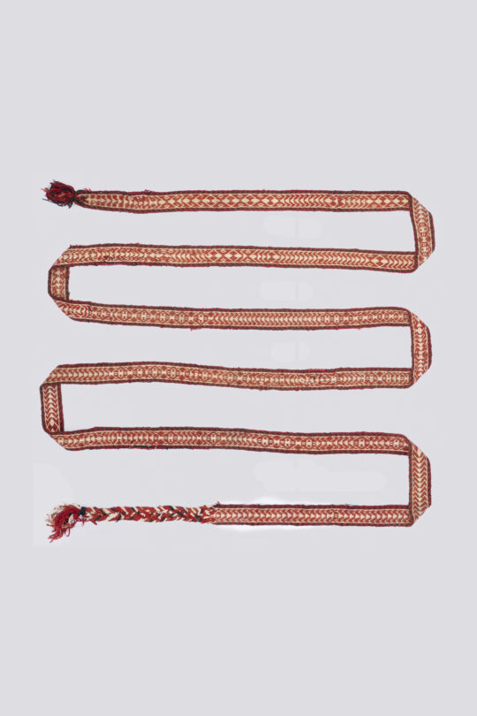 Antique Afshar Orange Nomadic Ribbon