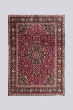 Mashhad Maroon Floral Lachak Toranj Carpet 350*250CM