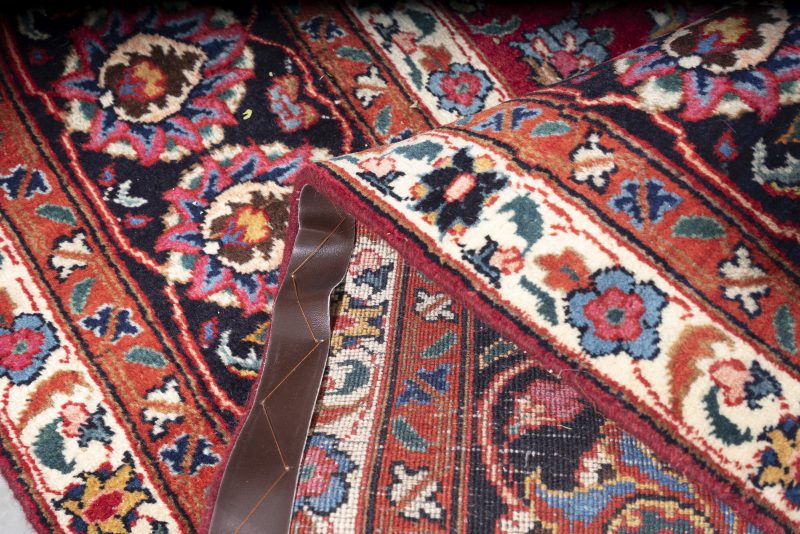 Mashhad Maroon Floral Lachak Toranj Carpet 350*250Cm - Image 7