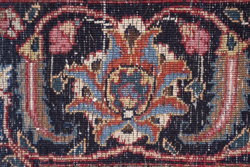 Mashhad Maroon Floral Lachak Toranj Carpet 350*250Cm - Image 12
