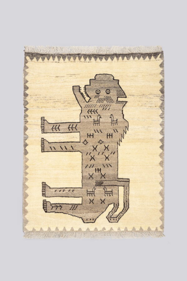 New Weave Qashqai Stone Lion (Shir Sangi Gabbeh 2 1.42SQM