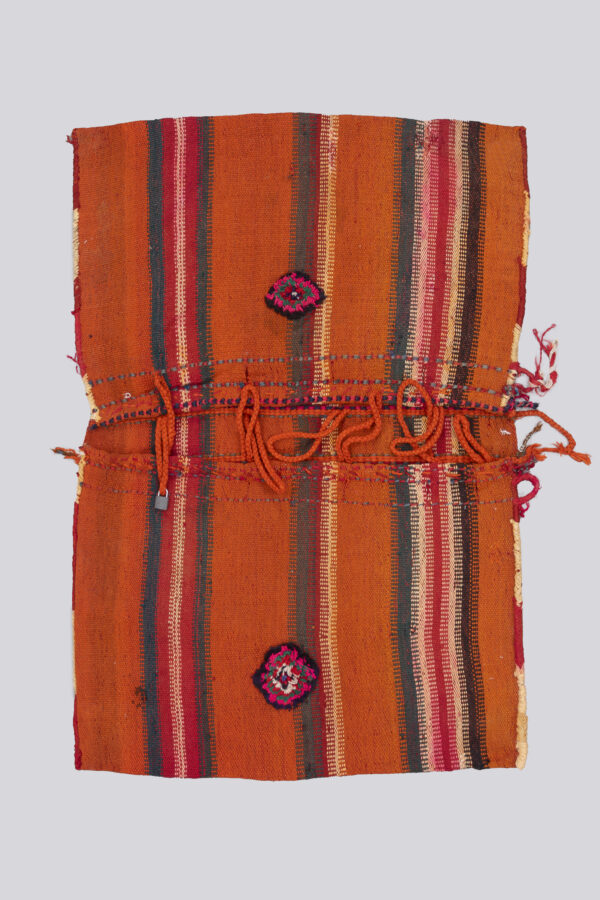 Semi Antique Qashqai Jajim Saddle Bag