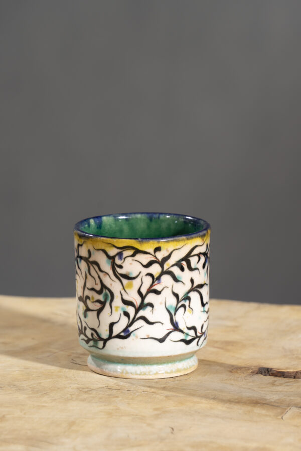 Nishapur Ceramics Hand Painted Mug