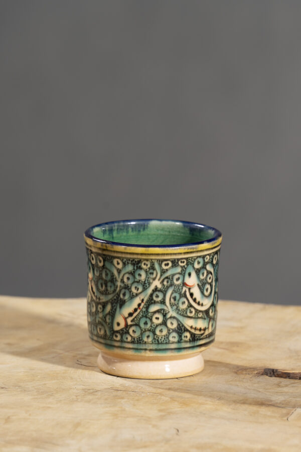 Nishapur Ceramics Hand Painted Mug