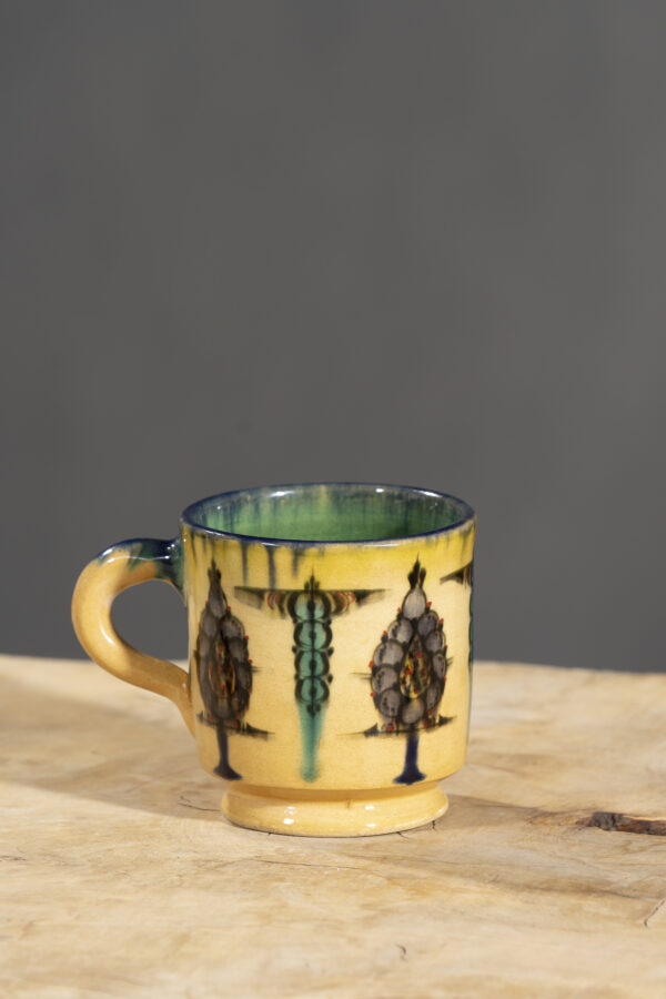 Nishapur Ceramics Hand Painted Handled Mug