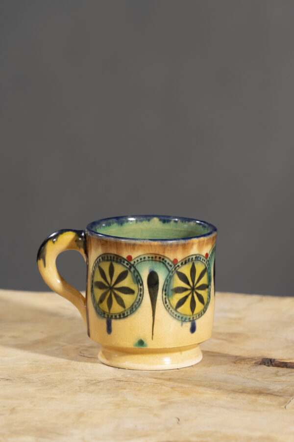 Nishapur Ceramics Hand Painted Handled Mug