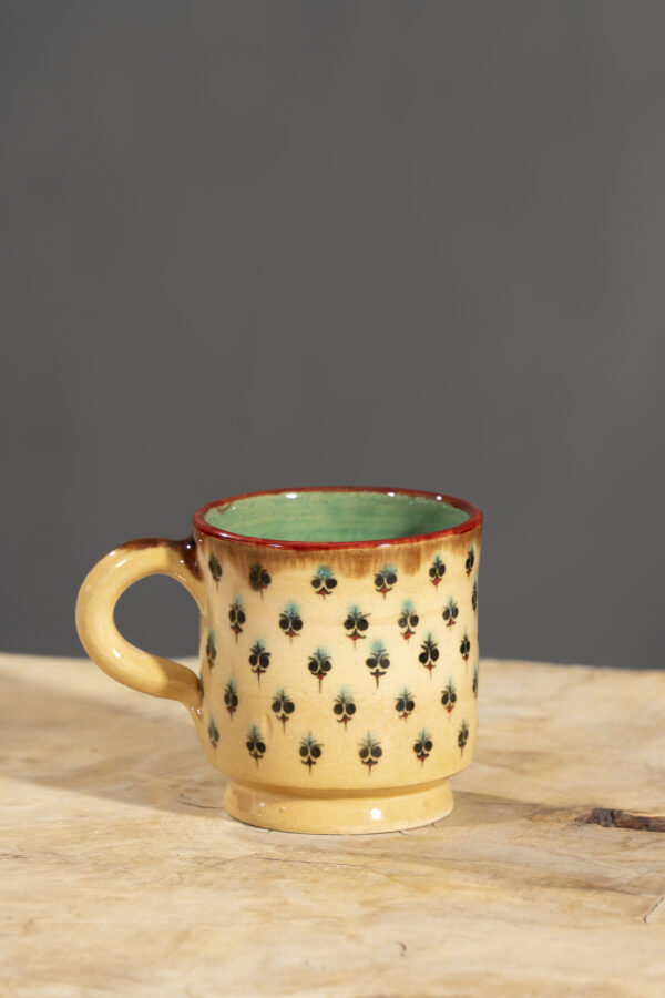 Nishapur Ceramics Hand Painted Handled Mug