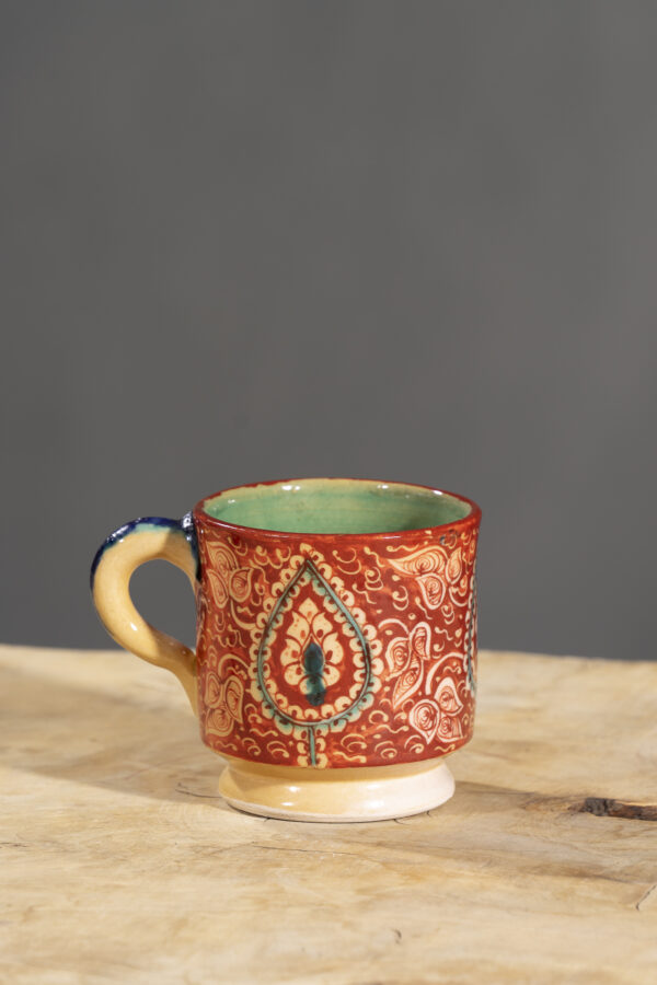 Nishapur Ceramics Hand Painted Handled Mug