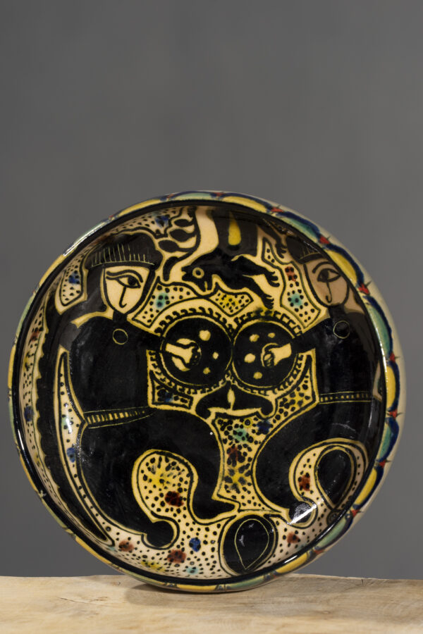 Nishapur Ceramics Hand Painted Bowl