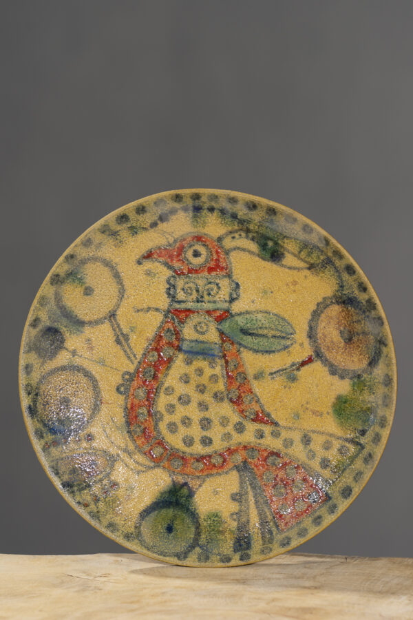 Nishapur Ceramics Hand Painted Over Cooked Bowl